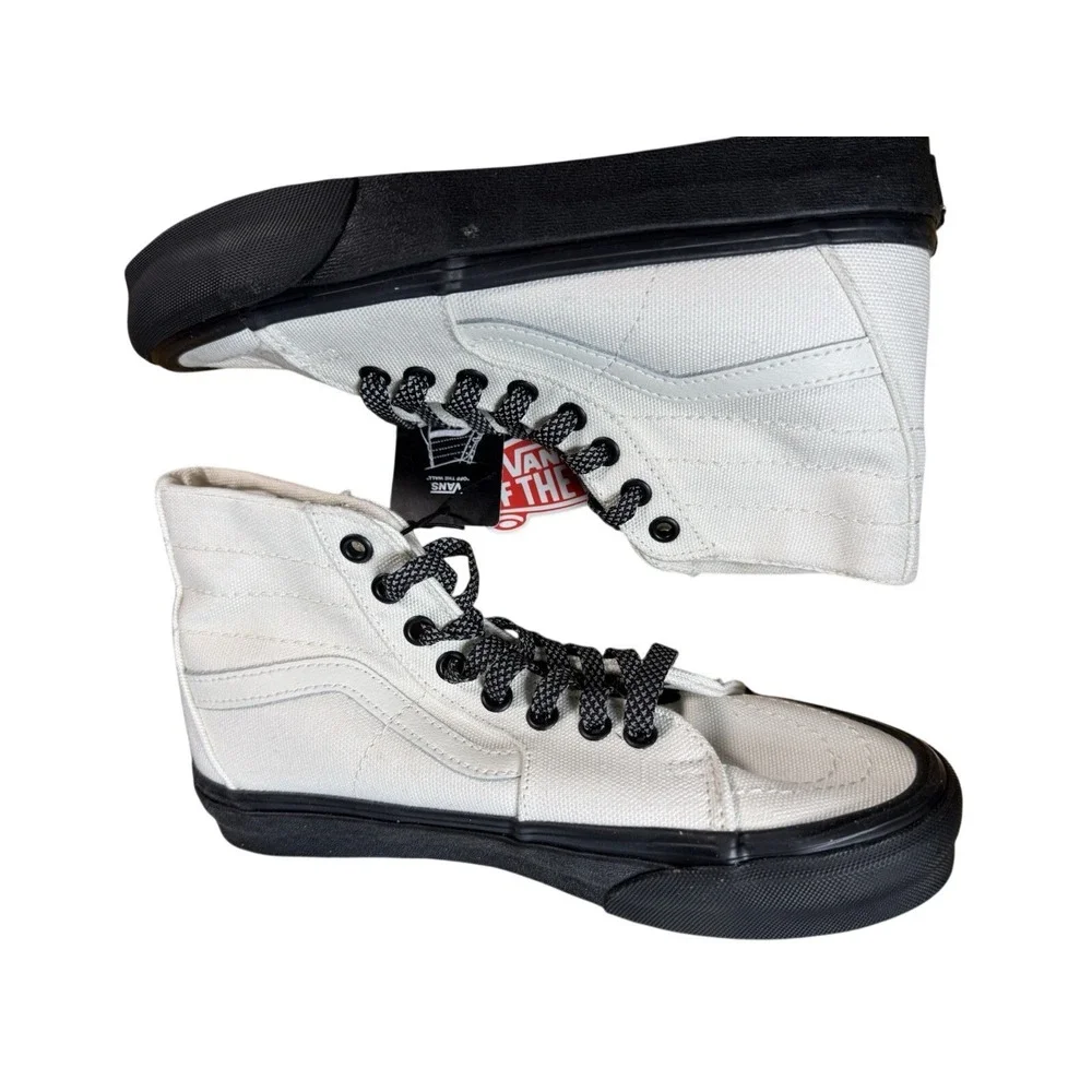 Vans Sk8-Hi Sentry‎ Unisex 6.5M/8W White New High Top Lug Sole Sneaker